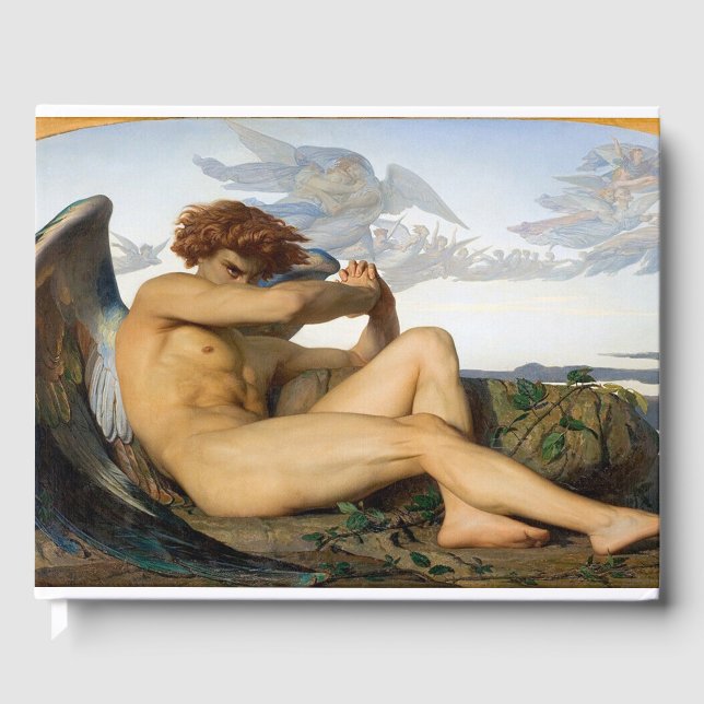 Libro De Visitas Fallen Angel Alexandre Cabanel Original (Anverso)