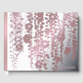 Libro De Visitas Falling Flowers