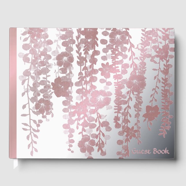 Libro De Visitas Falling Flowers (Anverso)