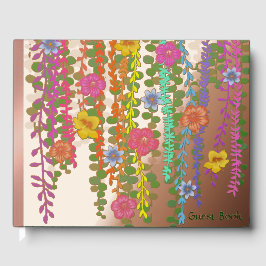 Libro De Visitas Falling Flowers