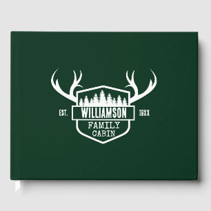 Libro De Visitas Familia Cabina Nombre Verde