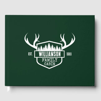 Libro De Visitas Familia Cabina Nombre Verde