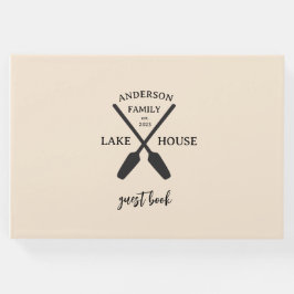 Libro De Visitas Familia Personalizada Nombre Casa Lago
