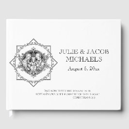 Libro De Visitas Familia Santa Boda Católica Tradicional