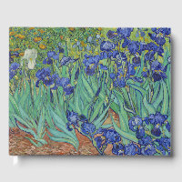 Famoso cuadro de lirios azules al óleo de Van Gogh