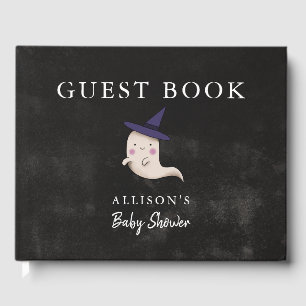 Libro De Visitas Fantasma Chica de Baby Shower de Halloween