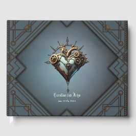 Libro De Visitas Fascinante corazón de vapor punk