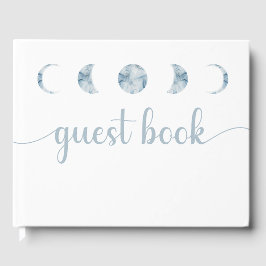 Libro De Visitas Fases minimalistas de la luna Boda celeste