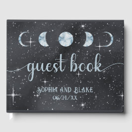 Libro De Visitas Fases Starry Night Moon Moon Boda Celestial