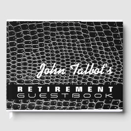 Libro De Visitas Faux Crocodile Skine Personalizado Retirement Gues