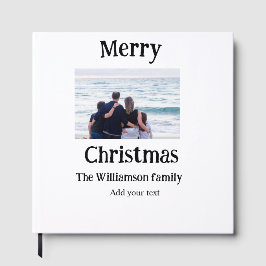 Libro De Visitas Felices vacaciones agregar Navidades de fotos de n