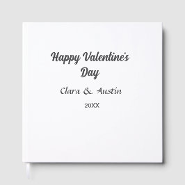 Libro De Visitas Feliz día de San Valentín agregar nombre fecha sim