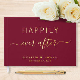 Libro De Visitas Feliz día tras Boda en Borgoña