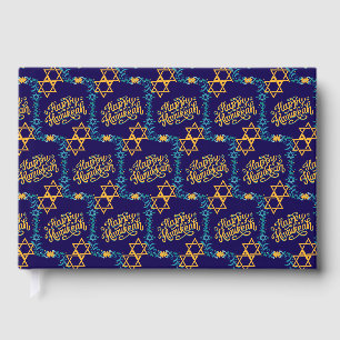 Libro De Visitas FELIZ familiar personalizado HANUKKAH Chanukah