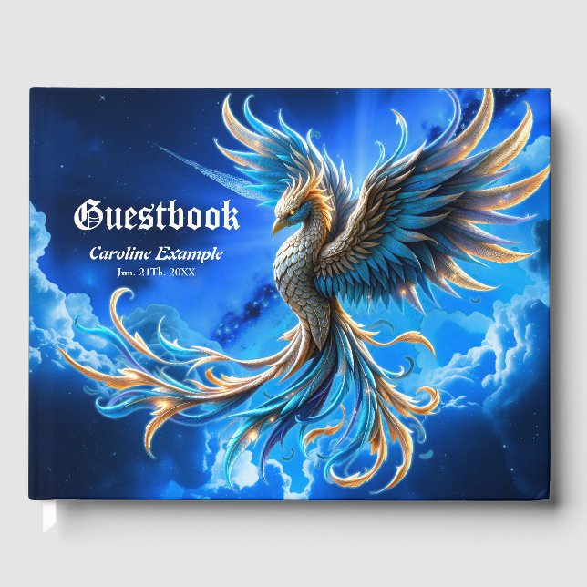Libro De Visitas Fénix del Amanecer Zafiro (Anverso)