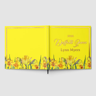 Libro De Visitas Festival de Relieves metalizados de Daffodil