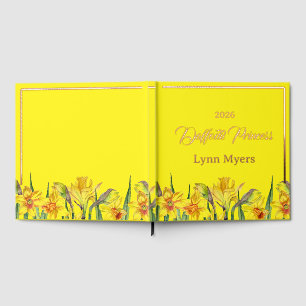 Libro De Visitas Festival de Relieves metalizados de Daffodil
