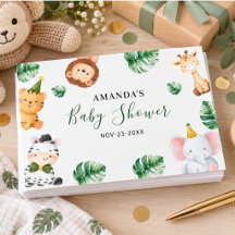 Fiesta de Baby Shower de Animales Safari Wild One