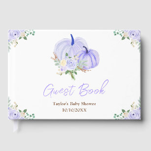 Libro De Visitas Fiesta de Bienvenida Floral de Calabazas Moradas p