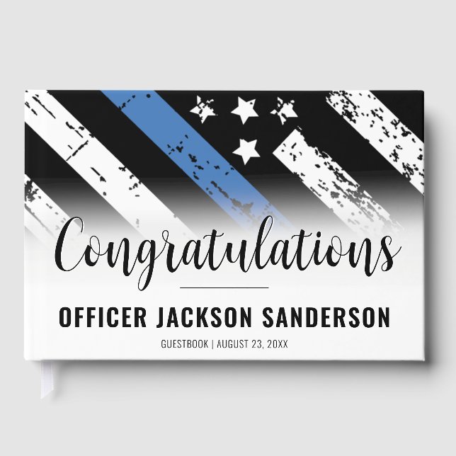 Libro De Visitas Fiesta de Jubilación del Departamento de Policía d (Anverso)