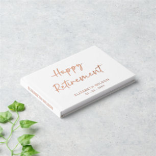 Libro De Visitas Fiesta de Jubilación, jubilaciones felices dejando