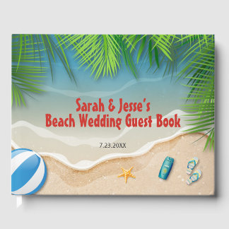 Libro De Visitas Fiesta de Verano Tropical en la Playa