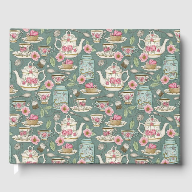 Libro De Visitas Fiesta del té de cosecha (Anverso)