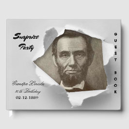 Libro De Visitas Fiesta sorpresa Abraham Lincoln añada su foto de t