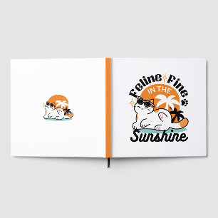Libro De Visitas Fino felino a la luz del sol - Gato tropical relaj