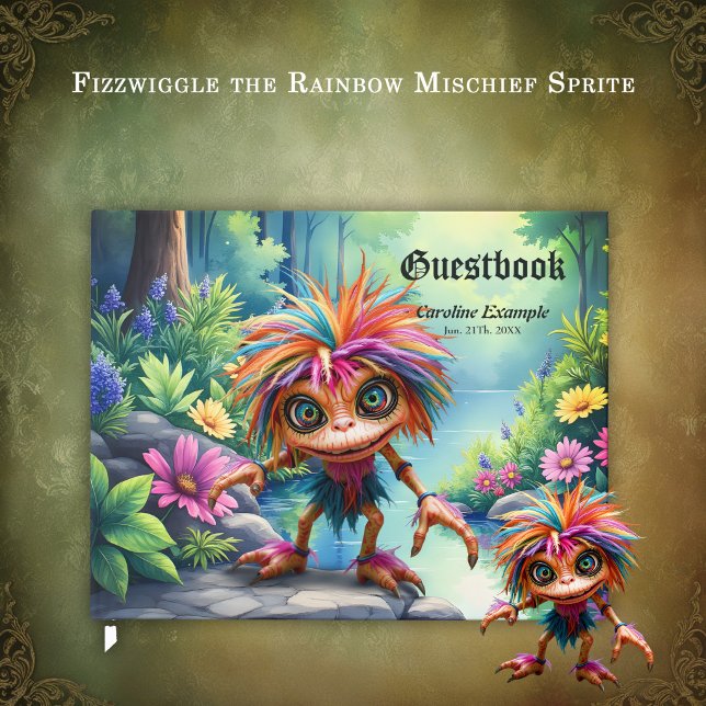 Libro De Visitas Fizzwiggle el duende travieso del arcoíris. (Subido por el creador)