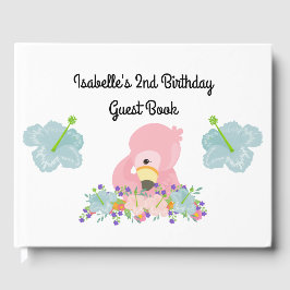 Libro De Visitas Flamingo Fiesta Guest Book