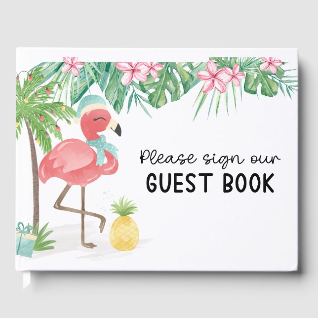 Libro De Visitas Flamingo Paradise Vacation Rental Guest Book (Anverso)
