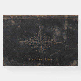 Libro De Visitas Fleur-de-lis Antique Leather