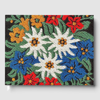 Libro De Visitas Flor alpina suiza Edelweiss