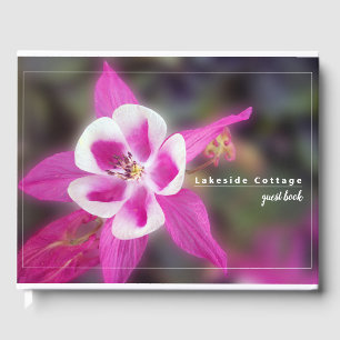Libro De Visitas Flor Columbina Elegante