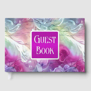 Libro De Visitas Flor de arveja dulce floral floral capilar Relieve