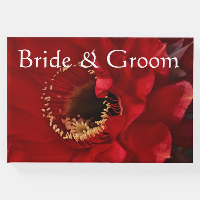 Libro De Visitas Flor de cactus de Firelight (Anverso)