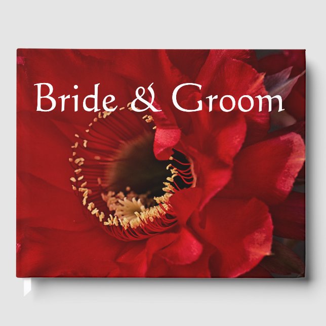 Libro De Visitas Flor de cactus de Firelight (Anverso)