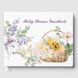 Libro De Visitas Floral Bee Guestbook