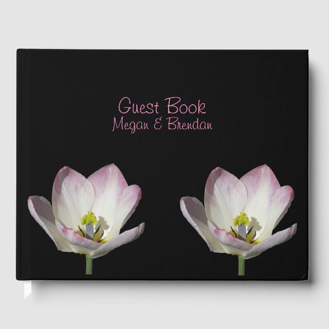 Libro De Visitas Floral en amor (Anverso)