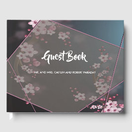 Libro De Visitas Floral geométrica