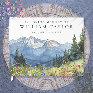 Libro De Visitas Floral Montañés En Memoria Funeral