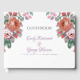 Libro De Visitas Flores acuáticas simples