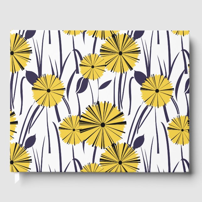 Libro De Visitas Flores amarillas (Anverso)