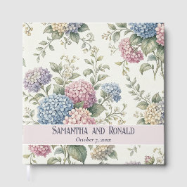 Libro De Visitas Flores delicadas de Hortensia Boda