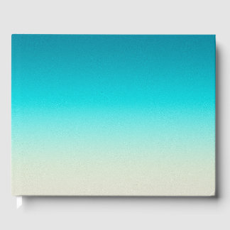 Libro De Visitas Fondo abstracto degradado azul acuático con ombre