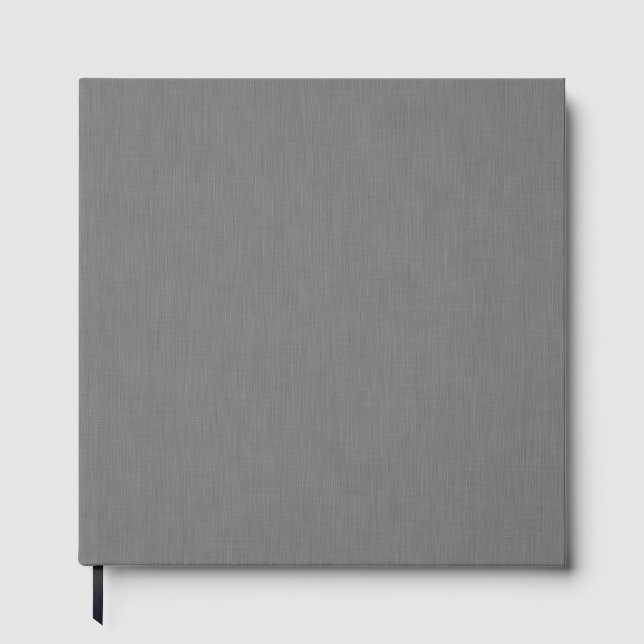 Libro De Visitas Fondo gris texturizado visual calmado y simple (Anverso)