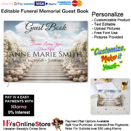 Libro De Visitas Forever Loving You From Afar Funeral Memorial