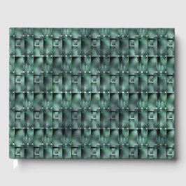 Libro De Visitas Formatos de rectángulos en verdes, manchados oscur