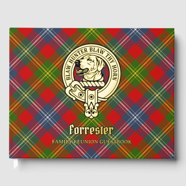 Libro De Visitas Forrester Family Reunion Guest Book (Anverso)